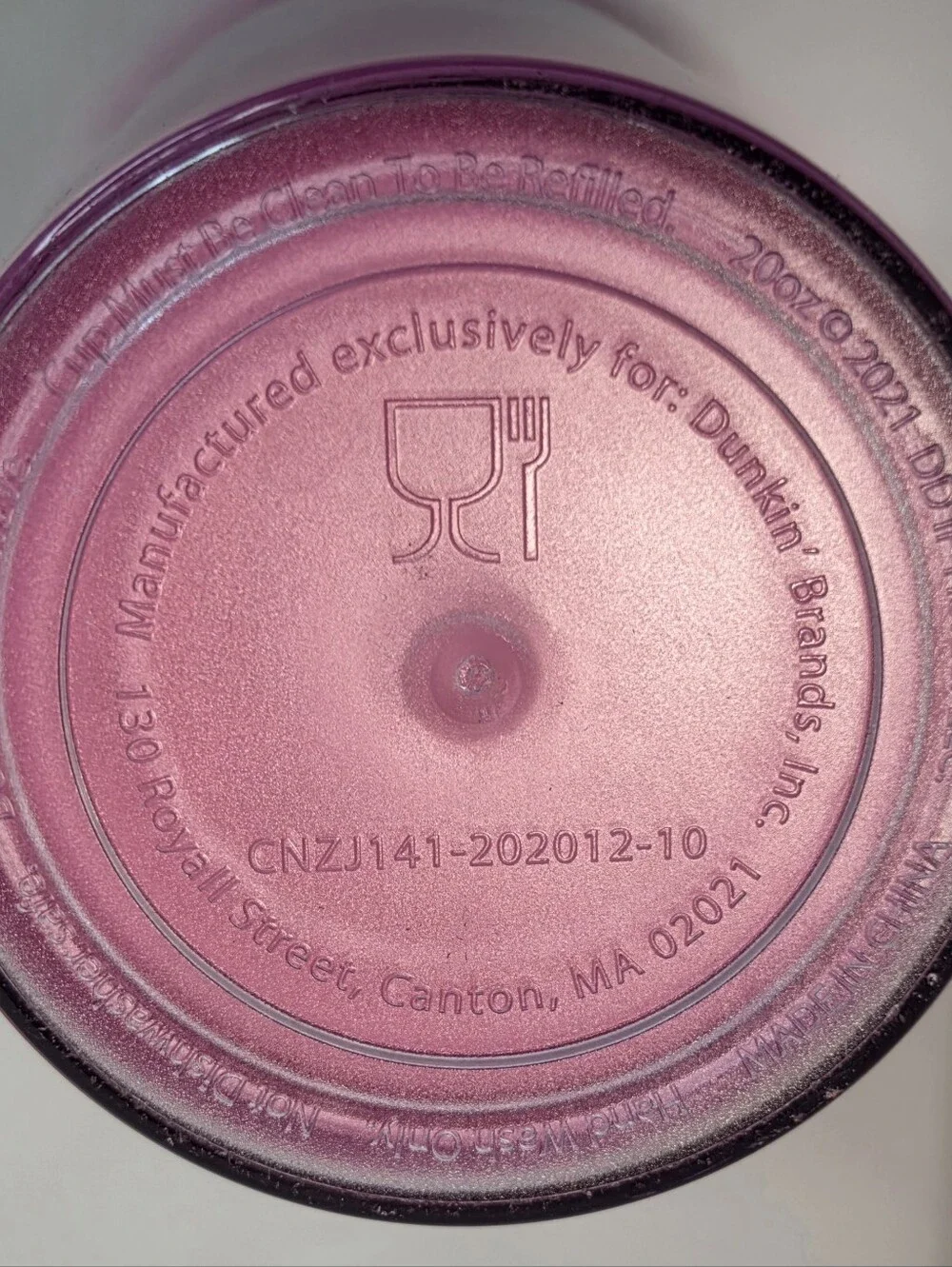 Dunkin Donuts dunkin tumbler